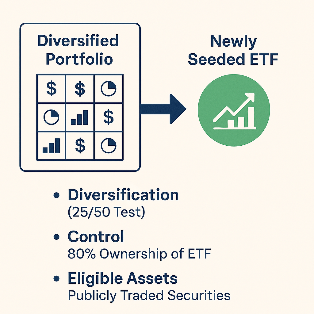 Diversified portfolio going into a new ETF tax deferred